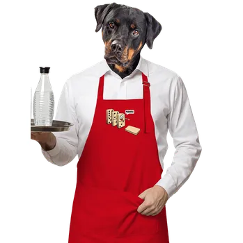 Kuchyňská zástěra Bastard Padavka zástěra Red