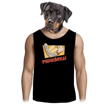 Pánské tílko Bastard Pedikérka pánské tílko Black