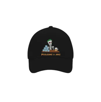 Kšiltovka Bastard Poslední a jdu kšiltovka baseballka Black