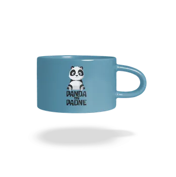 Bastard Panda mi padne hrnek makronka Blue Macaron