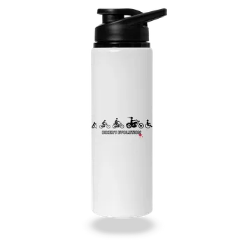 Láhev Bastard Bikers evolution lahev na vodu White