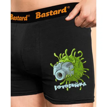 Trenýrky Bastard Fotobuňka boxerky Black