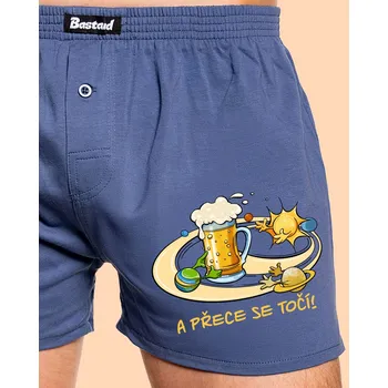 Trenýrky Bastard A přece se točí! pánské trenky Blue