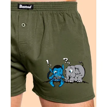 Trenýrky Bastard Error 501 pánské trenky Khaki