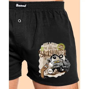 Trenýrky Bastard Shithunter pánské trenky Black