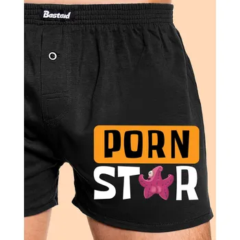 Trenýrky Bastard Porn star pánské trenky Black