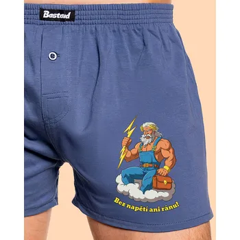 Pánské spodní prádlo Bastard Bez napětí ani ránu pánské trenky Blue