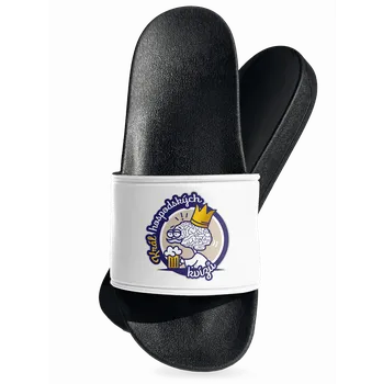 Pánské pantofle Bastard Král kvízů pantofle White