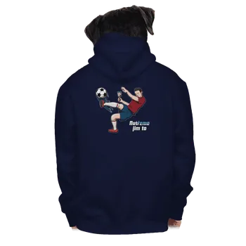 Pánská mikina Bastard Natřeme jim to - Fotbal pánská mikina na zip Navy