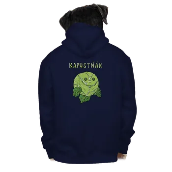 Pánská mikina Bastard Kapustňák pánská mikina na zip Navy