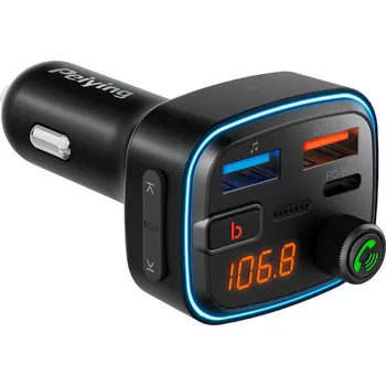 FM transmitter Peiying URZ0487 Transmitter FM, MP3, Bluetooth 5.3, USB, USB-C, 12V / 24V