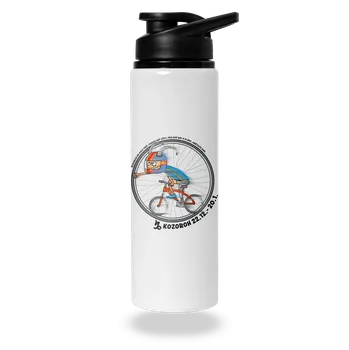 Láhev Bastard Cyklistický horoskop: Kozoroh lahev na vodu White