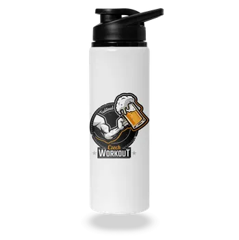 Láhev Bastard Czech Workout lahev na vodu White