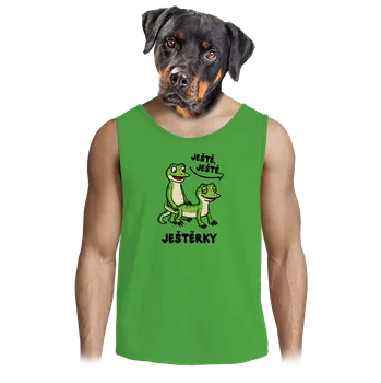 Pánská móda Bastard Ještě, ještě pánské tílko Lime