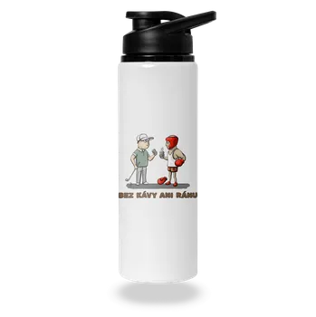 Láhev Bastard Bez kávy ani ránu lahev na vodu White