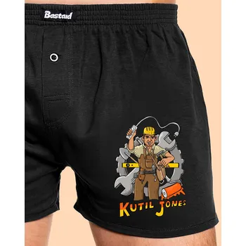 Trenýrky Bastard Kutil Jones pánské trenky Black