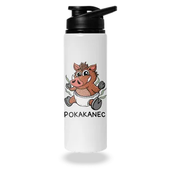 Láhev Bastard Pokakanec lahev na vodu White