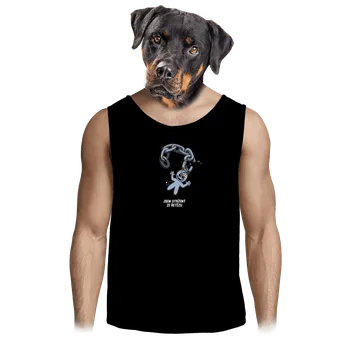 Pánské tílko Bastard Utržený ze řetězu pánské tílko Black