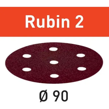 Brusný papír FESTOOL Smirek 90mm Rubin2 zr120