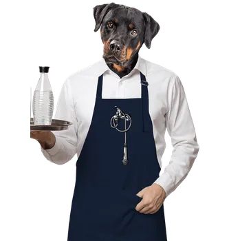 Kuchyňská zástěra Bastard Ve sprše zástěra Navy