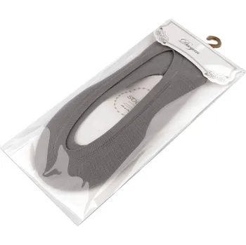 Dámské ponožky Dámské / dívčí ponožky do tenisek / balerín, střední, 3 šedá