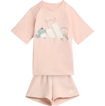 ADIDAS SOUPRAVA TIRO_NSTER T-SHIRT 12 MĚSÍCŮ BÍLÁ|RŮŽOVÁ