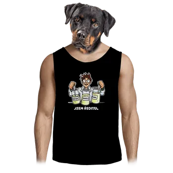 Pánské tílko Bastard Jsem ředitel pánské tílko Black