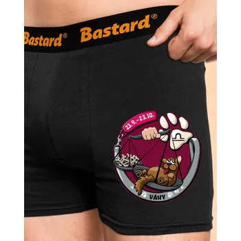Trenýrky Bastard Psí horoskop: Váhy boxerky Black
