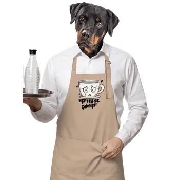 Kuchyňská zástěra Bastard Neptej se, dám si zástěra Rope