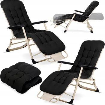 Zahradní lehátko Lehátko kov černé Sofotel