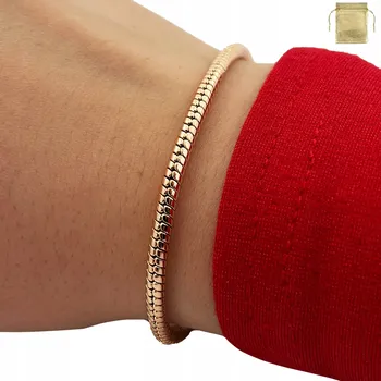 Náramek POZLÁCENÝ NÁRAMEK Z CHIRURGICKÉ OCELI 18K