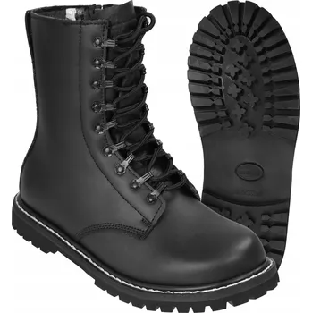 Pánská móda Vysoké boty Mil-Tec Bundeswehr velikost 47 černé