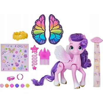 Figurka Hasbro My Little Pony Poník k česání Princess Petals + příslušenství F6453