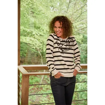 Dámská mikina Dámská mikina Zoso 244 ANNEMARIE/BLACK/IVORY Velikost: M