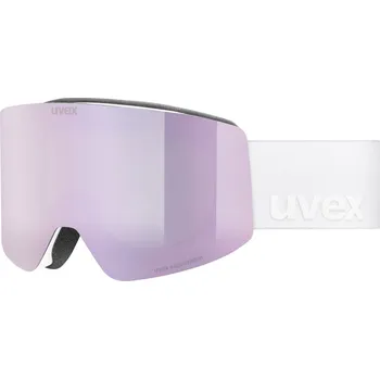 Uvex Provoqe FM - white matt/mirror rose green/clear (S3) uni