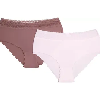 Kalhotky DÁMSKÉ KALHOTKY 2 PAK 42826 POLLY 2 SS25 ECRU-CAPPUCINO L