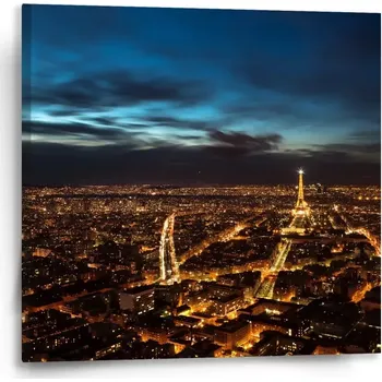 Obraz Sablio Obraz Noční Paříž - 50x50 cm