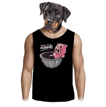 Pánské tílko Bastard Ve formě pánské tílko Black