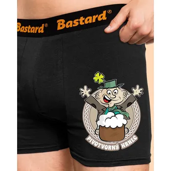 Trenýrky Bastard Pivotvorný hrnec boxerky Black