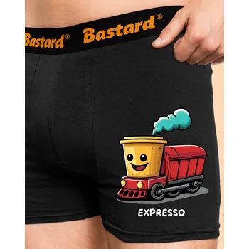 Trenýrky Bastard Expresso boxerky Black
