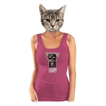 Bastard Very hot dog dámské tílko klasické Magenta