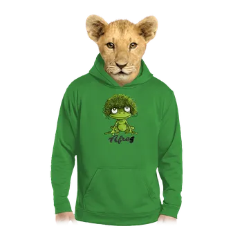 Chlapecká mikina Bastard Afrog dětská mikina klokanka Kelly Green AWD