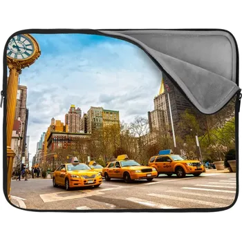 pouzdro na notebook Sablio Obal na notebook Žluté taxiky 2 - 13"