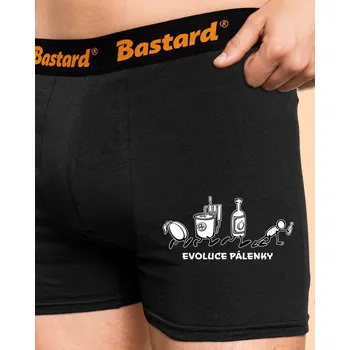 Trenýrky Bastard Evoluce pálenky boxerky Black