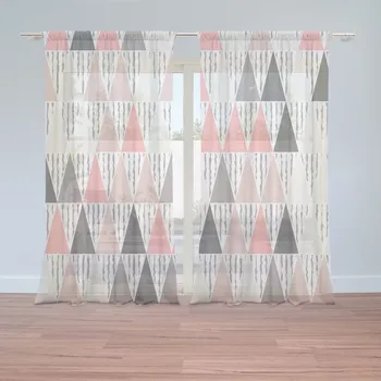 Záclona Sablio Záclony Tříbarevné jehlany: 2ks 150x250cm