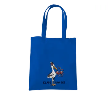 Nákupní taška Bastard Klape nám to taška Bright Royal