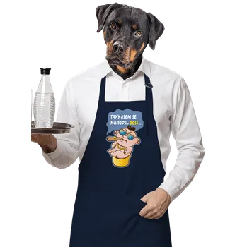 Kuchyňská zástěra Bastard Boss zástěra Navy