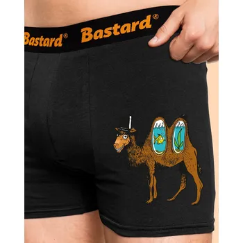 Trenýrky Bastard Velbloudí tajemství boxerky Black