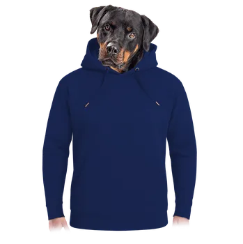 Pánská mikina Bastard Bez potisku unisex mikina premium Navy