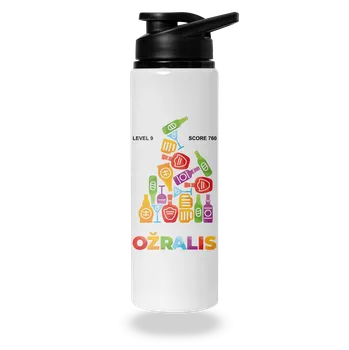 Láhev Bastard Ožralis lahev na vodu White